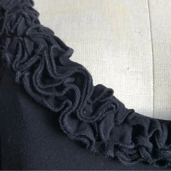 Karen Kane, black mini dress with long sleeves - Picture 4 of 7